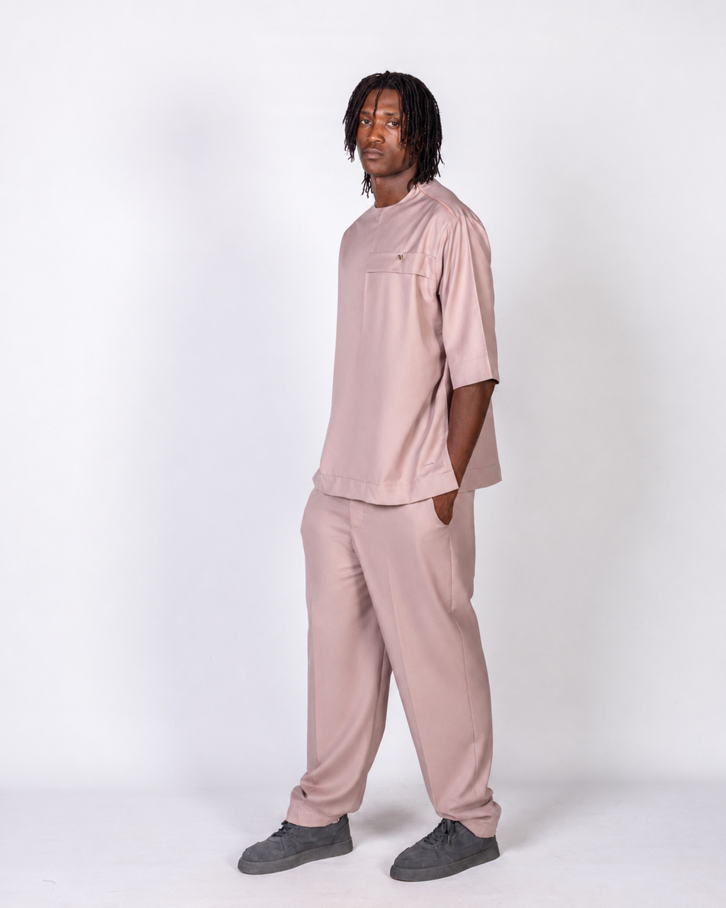 Saloum Cotton Set - Rose Sand