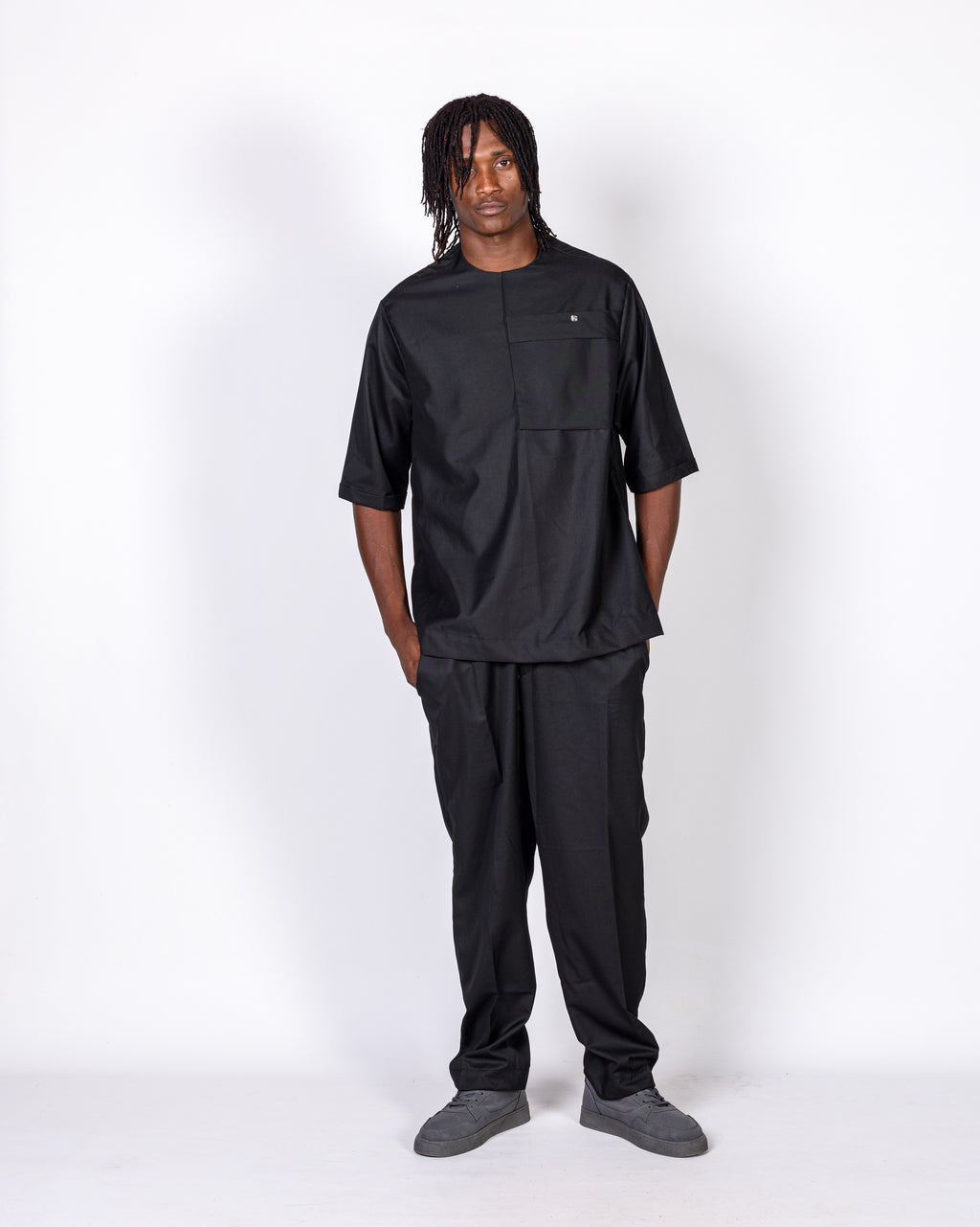 Saloum Cotton Set - Black