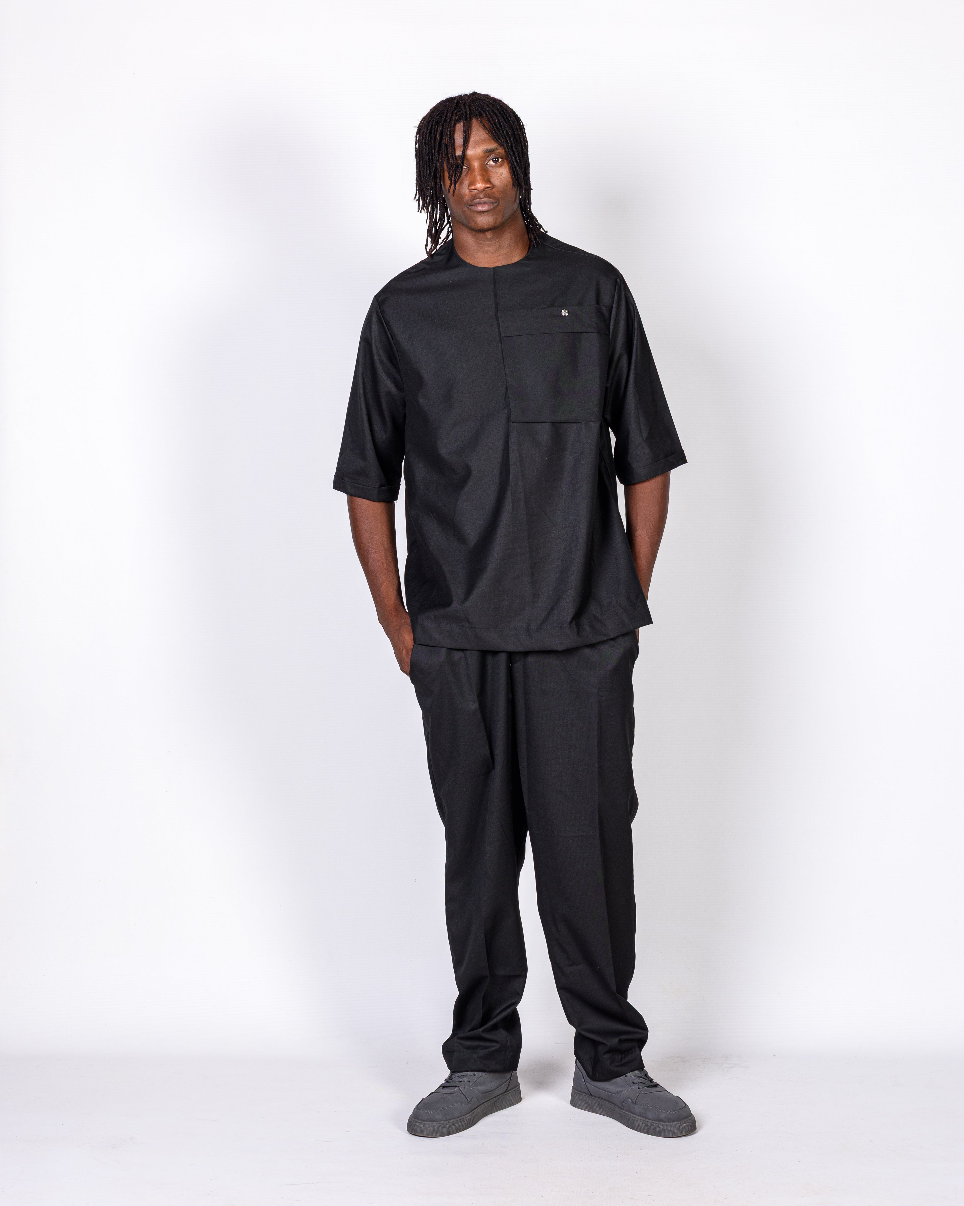 Saloum Cotton Set - Black