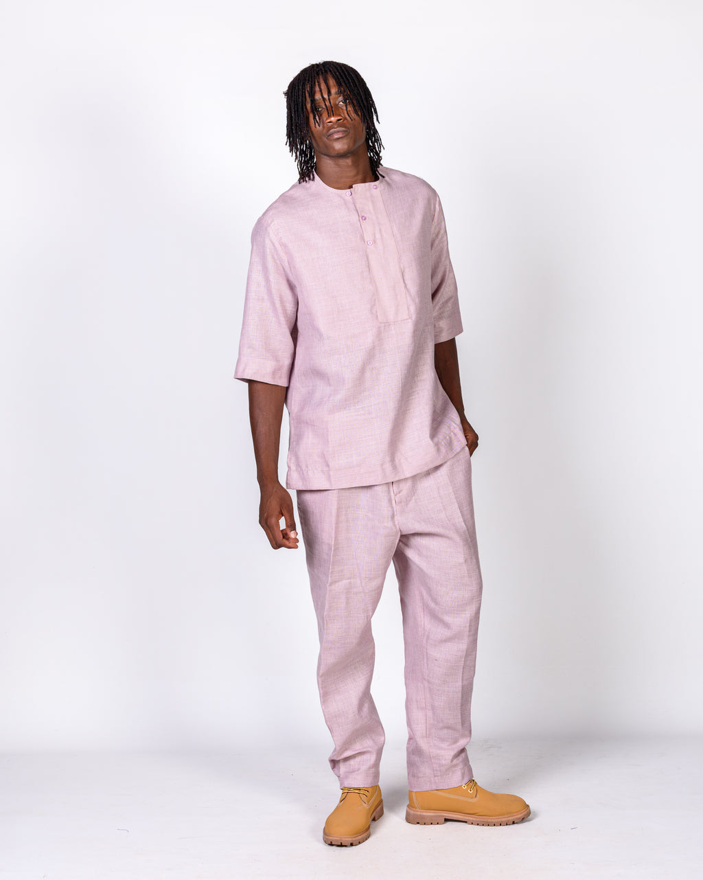 Teranga Linen Set - Rose