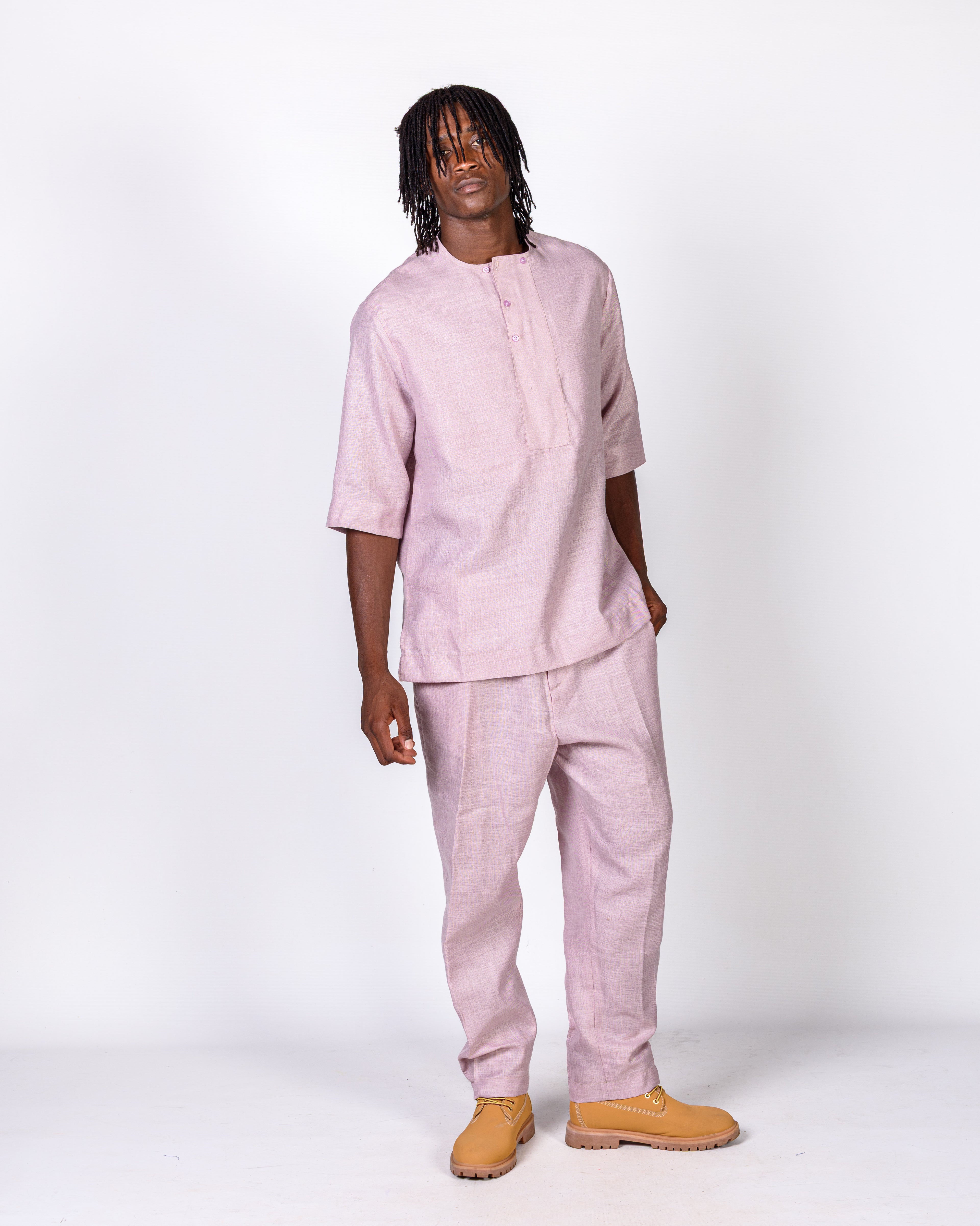 Teranga Linen Set - Rose