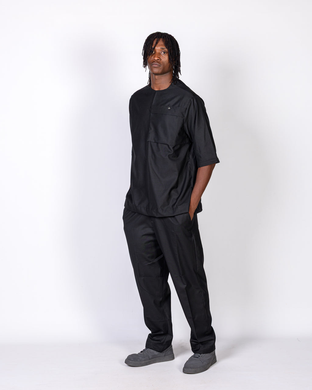Saloum Cotton Set - Black