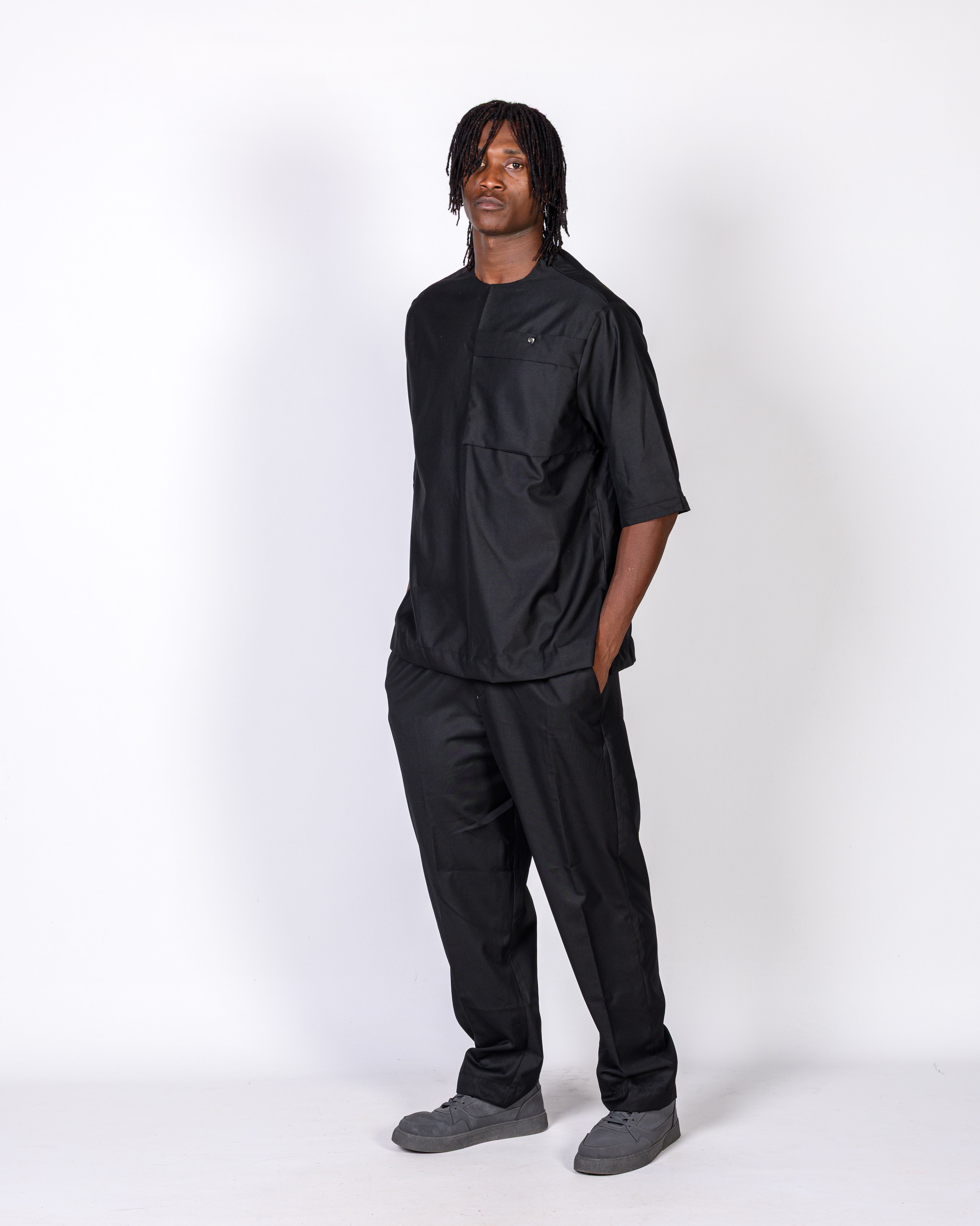 Saloum Cotton Set - Black